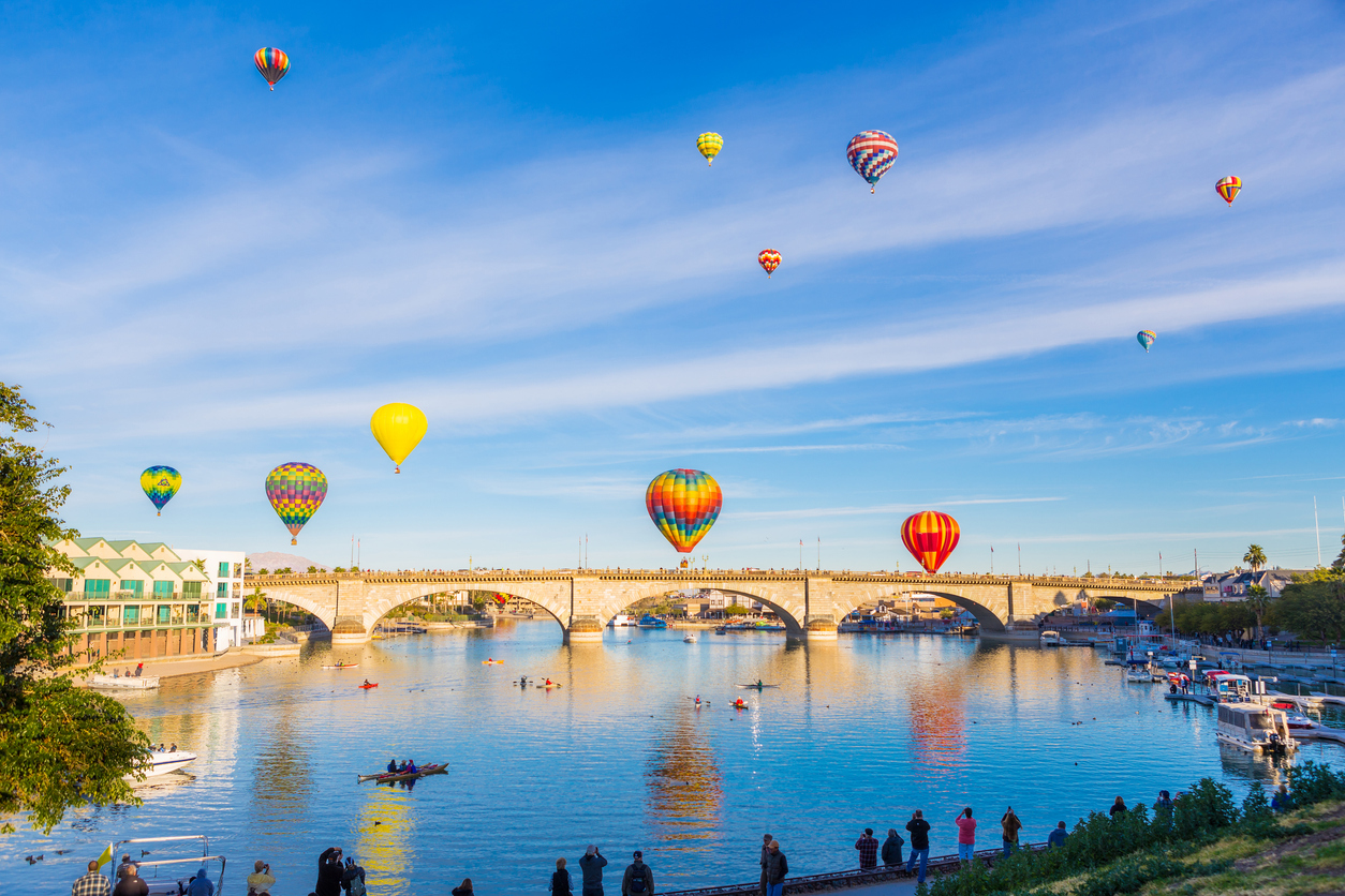 Panoramic Image of Lake Havasu City, AZ